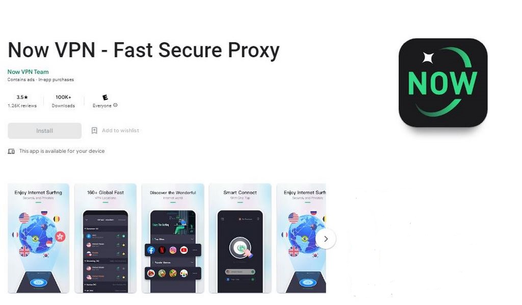 معرفی کامل فیلترشکن now vpn